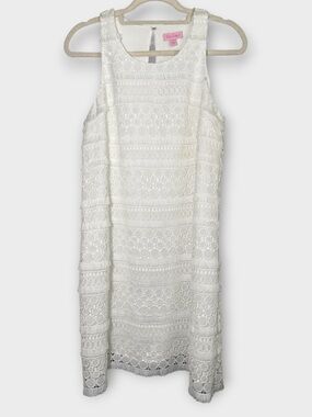NWT Lilly Pulitzer White
Annette Shift Lace Dress | Size 8